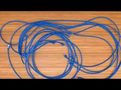 كابلات شبكة مركبة متكاملة لكابلات الاتصالات 23awg Cat6 UTP غير محمية