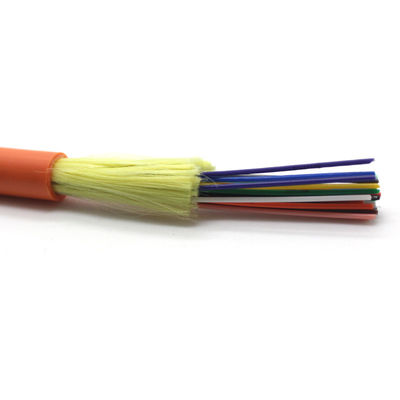4 8 12 Core Fiber Optic Cable Gjfjv Single Mode OM1 OM2  Indoor Fiber Optical Cable Gjfjv