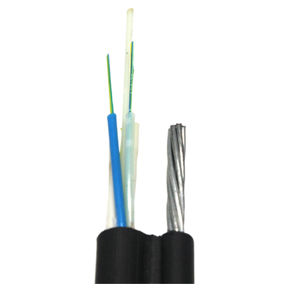 7x0.8mm الشكل 8 كابل الألياف البصرية ، كابل الدعم الذاتي GYTC8S