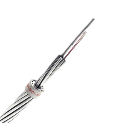 12 24 36 48 Core OPGW Cable Aerial Overhead Power Ground Wire G652D G655 G655C الذين تقطعت بهم السبل