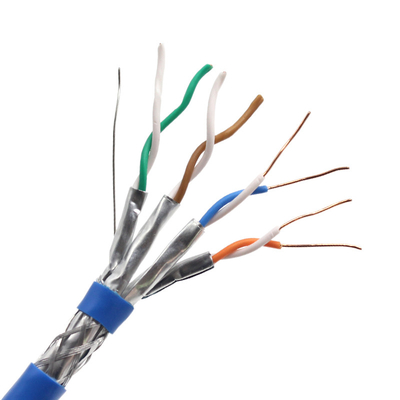 كابل SFTP مخصص FTP UTP النحاس Cat6 Cat7 Cat8 كابل 24 Awg خارجي كابل Cat6 Ethernet