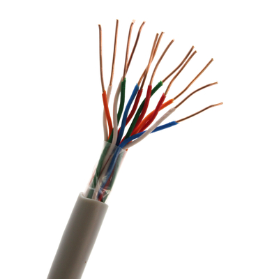 أزواج متعددة 10-200 أزواج كابل هاتف داخلي / خارجي UTP / FTP لنظام الاتصالات
