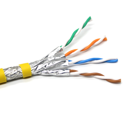 كابل شبكة CAT8 يدعم 40GB 2000 هرتز سرعة الإرسال الضوئي كابل Cat 8 Ethernet