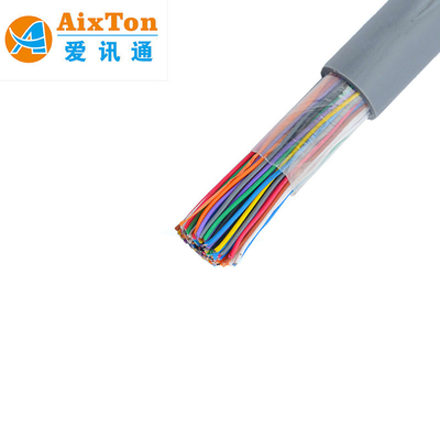 100 زوج كابل هاتف داخلي للاتصالات 24AWG 26AWG مادة عزل PE YD/T838.4-2003 المعيار