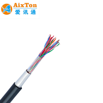 كابل هاتف للطابق الثالث من طراز UTP للخارج 100 زوج كابل نحاس Cat5e 25 30 20 10 أزواج