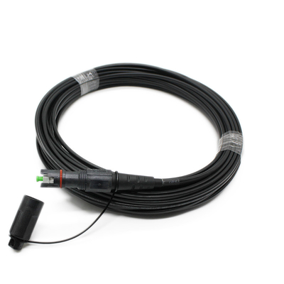 FC/APC OptiTap خارجية مصفوفة ألياف وصلة بصلة IP67 مقاوم للماء Corning الإناث ميني SCAPC 1M 2M 3M 5M 3.0mm كابل أصفر عدد الألياف 2 LC