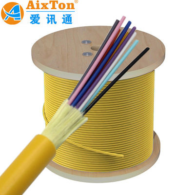 GJFJV/GJFJH 8/12/24 SM كابل توزيع الألياف الداخلية للكابلات الاتصالية FTTH مع G652D/G655/G657