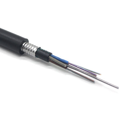 كابل الألياف الضوئية المدرع أحادي الوضع الخارجي 48/96/144 CORE كابلات الاتصالات الإنترنت GYTY53 GYTA53 كابلات الاتصالات