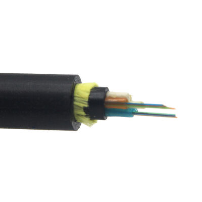 1000m Span Double Sheath ADSS كابلات الألياف الضوئية النمط الواحد / الأنابيب الهوائية المتنوعة