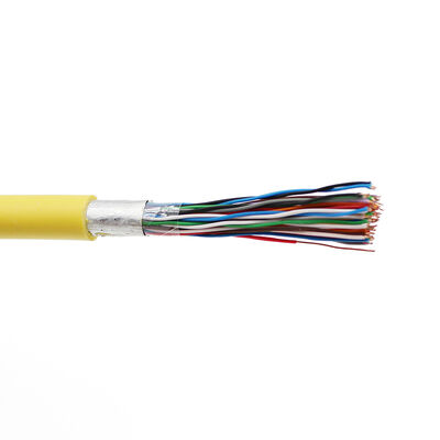 فئة 3 كابل هاتف خارجي 100 زوج 200 زوج سترة LSZH النحاسية 24awg