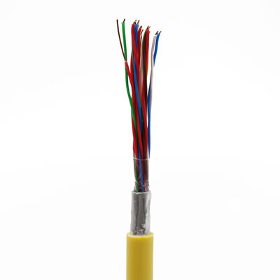 كابل هاتف Cat3 كابل هاتف ملتوي UTP Cat5e 24AWG 2 3 4 6 أزواج سلك هاتف 99.99%